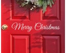 Merry Christmas Decal door Decor Wall decal Word Merry Christmas, Holiday Vinyl Lettering Entry Way Door Decal Christmas Window Stickers